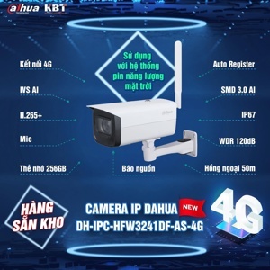 Camera IP Dahua DH-IPC-HFW3241DF-AS-4G