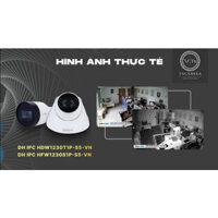 Camera IP Dahua THÂN-DOME DH-IPC-HFW1230S1P-S5-VN, DH-IPC-HDW1230T1P-S5-VN full HD 1080p