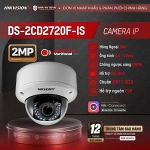 Camera IP Dome Hikvision DS-2CD2720F-IS - 2MP