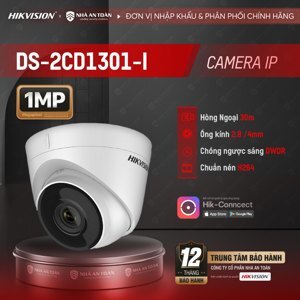 Camera IP Dome Hikvision DS-2CD1301-I(C) - 1MP
