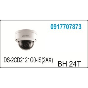 Camera IP Dome Hikvision DS-2CD2121G0-IS(2AX) - 2MP