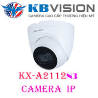 Camera IP Dome hồng ngoại 2.0 Megapixel KBVISION KX-A2112N3 -Hàng chính hãng lắp cho nhà xưởng, hỗ trợ cấp nguồn poe