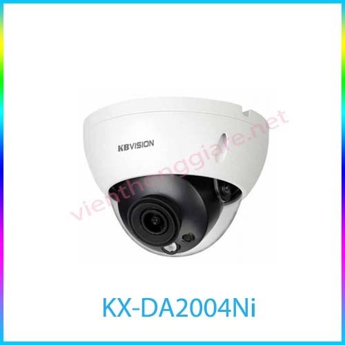 Camera IP Dome hồng ngoại Kbvision KX-DA2004Ni - 2MP