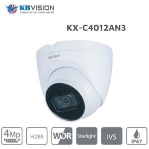 Camera IP Dome hồng ngoại Kbvision KX-C4012AN3 - 4MP