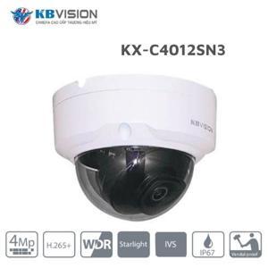 Camera IP Dome hồng ngoại Kbvision KX-C4012SN3 - 4MP