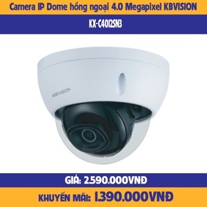 Camera IP Dome hồng ngoại Kbvision KX-C4012SN3 - 4MP