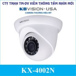 Camera IP Dome hồng ngoại KBVISION KX-4002N - 4.0 Megapixel
