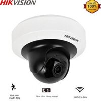 Camera IP Dome Wifi DS-2CD2F42FWD-IWS kết nối không dây, tầm xa max 50m, quay quét, phat hiên xâm nhâp, chống WDR - Hàng Chính Hãng