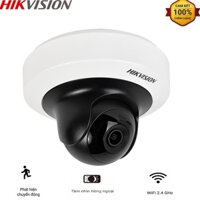 Camera IP Dome Wifi DS-2CD2F42FWD-IWS kết nối không dây, tầm xa max 50m, quay quét, phát hiện xâm nhập, chống WDR