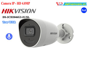 Camera IP DS-2CD2046G2-IU/SL, 4MP