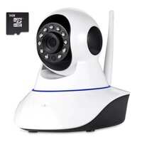 Camera IP giám sát Elitek EIP-8710 Wifi (Trắng) + Thẻ nhớ Micro SD 16GB