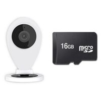 Camera IP giám sát ngày đêm Mini YYZ30 (Trắng) và thẻ nhớ 16GB