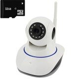 Camera IP giám sát Wifi IP06 không dây kèm thẻ nhớ 32GB (Trắng)