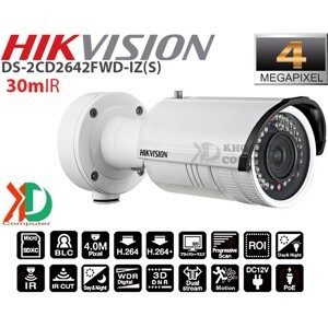 Camera IP Hikvision DS-2CD2642FWD-IZ - 4MP