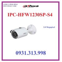 Camera IP hồng ngoại 2.0 Megapixel DAHUA IPC-HFW1230SP-S4 MÃ MỚI IPC-HFW1230SP-S4-VN