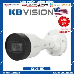 Camera IP hồng ngoại Kbvision KX-2111N2 - 2MP