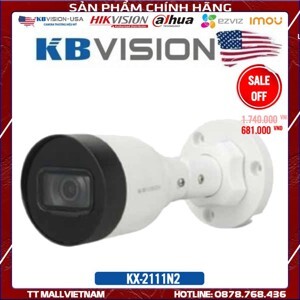 Camera IP hồng ngoại Kbvision KX-2111N2 - 2MP