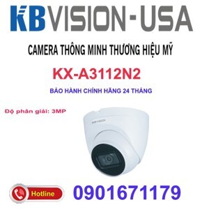 Camera IP hồng ngoại Kbvision KX-A3112N2 - 3MP