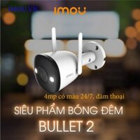 Camera IP IMOU IPC-F42FEP có loa có míc có còi báo động - imou F42FP có míc / CAMERA WIFI NGOÀI TRỜI 4MP MÀU 24/7