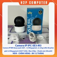 Camera IP IPC-S3E-M3 Camera IP Wifi Quay quét 360°,  3.0 Megapixel, Server Việt Nam, có cổng LAN - Độ phân giải 3.0 Mega