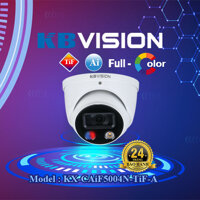 Camera IP Kbvision 5.0MP KX-CAiF5004N-TiF-A tích hợp Micro và loa, báo động chủ động đèn Led 30m