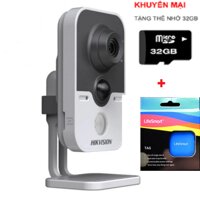 Camera IP không dây HikVision DS-2CD2420F-IW 2.0MP + Thẻ nhớ 32Gb (Tặng thiết bị tìm kiếm đồ vật thông minh Lifesmart tag) [bonus]