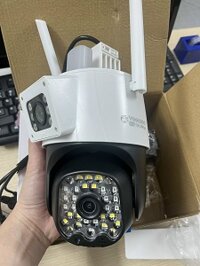 CAMERA IP KHÔNG DÂY YOOSEE QPT39 - 2 ỐNG KÍNH KẾT NỐI RA 2 MÀN HÌNH, XEM ĐƯỢC 2 GỐC CÙNG 1 LÚC- CÓ MÀU BAN ĐÊM- DÙNG NGOÀI TRỜI