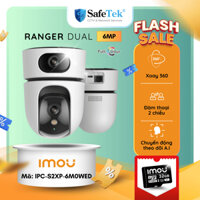 Camera IP Mắt Kép Wifi IMOU (RANGER DUAL) 6MP Trong Nhà | IPC-S2XP-6M0WED | Phát Hiện Con Người | Full-color | BH 02 Năm