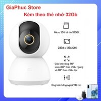 Camera IP Mi Home 360 Độ 2K Xiaomi BHR4457GL - Hàng Chính Hãng - Camera  thẻ nhớ 32G