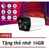 Camera IP ngoài trời chống nước giám sát 24/24 PUTOCA J7 tặng thẻ nhớ 16G