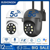 Camera IP ngoài trời PTZ Wifi không dây 1080P 4x Âm thanh Zoom kỹ thuật số AI Nhận dạng khuôn mặt 2.4g + 5g Camera quan sát băng tần kép 3 Megapixel An ninh gia đình