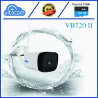 Camera ip ngoài trời vitacam vb720ii – 1.0mpx hd 720p – có loa micro đàm thoại, ghi âm, chống nước chất lượng cao.