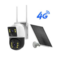 Camera IP Ngoài Trời VSTARCAM BG66DR 4G Dual Lens Năng Lượng Mặt Trời Độ Phân Giải 3.0Mp Chống Nước Chống Bụi IP66