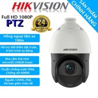Camera IP Speed Dome 2MP HIKVISION DS-2DE4215IW-DE (T5) Zoom Quang 15X, POE và khe thẻ nhớ - hàng chính hãng