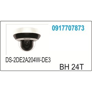 Camera IP Speed Dome Hikvision DS-2DE2A204W-DE3 - 2MP