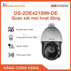 Camera IP Speed Dome Hikvision DS-2DE4215IW-DE - 2MP