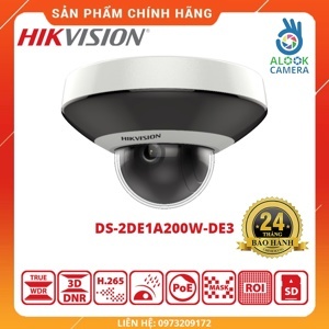Camera IP Speed Dome Hikvision DS-2DE1A200W-DE3 - 2MP