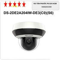 Camera IP Speed Dome hồng ngoại 2.0 Megapixel HIKVISION DS-2DE2A204IW-DE3(C0)(S6)