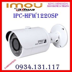 Camera IP thân hồng ngoại Dahua IPC-HFW1220SP - 2.0 Megapixel