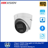 Camera IP tháp pháo 2MP – tích hợp khe cắm thẻ nhớ và micro và loa Hikvision DS-2CD1323G2-LIUF/SL