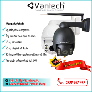 Camera IP Vantech VP-6600C - 2MP