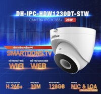 Camera IP Wifi DAHUA DH-IPC-HDW1230DT-STW 2M 1080P, Đàm thoại 2 chiều, hỗ trợ thẻ nhớ 128Gb - hàng chính hãng - không kèm thẻ nhớ