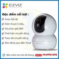 Camera IP wifi Ezviz 1080, xoay 360 độ, đàm thoại 2 chiều, kèm the 32G