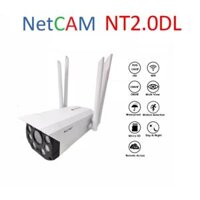 Camera IP wifi giám sát ngoài trời NetCAM NT2.0DL Full HD 1080P - Hàng chính hãng - Không kèm thẻ nhớ