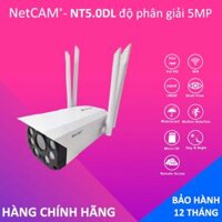 Camera IP WiFi Giám Sát Ngoài Trời NetCAM NT5.0DL, Độ phân giải 5.0MP, Ghi Hình Màu Ban Đêm - Hàng chính hãng - Kèm thẻ nhớ 16GB