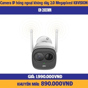 Camera IP Wifi Kbvision KN-2003WN.PIR - 2MP