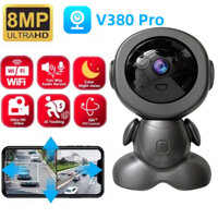 Camera IP WiFi Mini Robot Trong Nhà Không Dây Màn Hình Cho Bé Webcam Phát Hiện Chuyển Động Camera Video V380 Pro Camera Quan Sát Thông Minh Bảo Vệ An Ninh