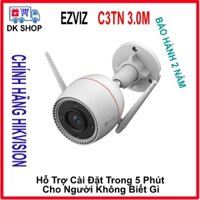 Camera IP Wifi  Ngoài Trời Ezviz C3TN 3MP | H3C - Độ Phân Giải 2K - Full Color - Đàm Thoại 2 Chều - Còi