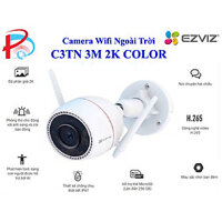 Camera IP Wifi Ngoài Trời EZVIZ C3TN 3MP 2K Color Night Vision Tích Hợp Ai - Có Màu Ban Đêm - Đàm Thoại 2 Chiều - Hàng Chính Hãng