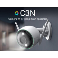 Camera IP Wifi ngoài trời EZVIZ C3N 1080P - ban đêm có màu - hổ trợ thẻ nhớ lên đến 256G - hàng nhập khẩu - Kèm Thẻ Nhớ 32Gb